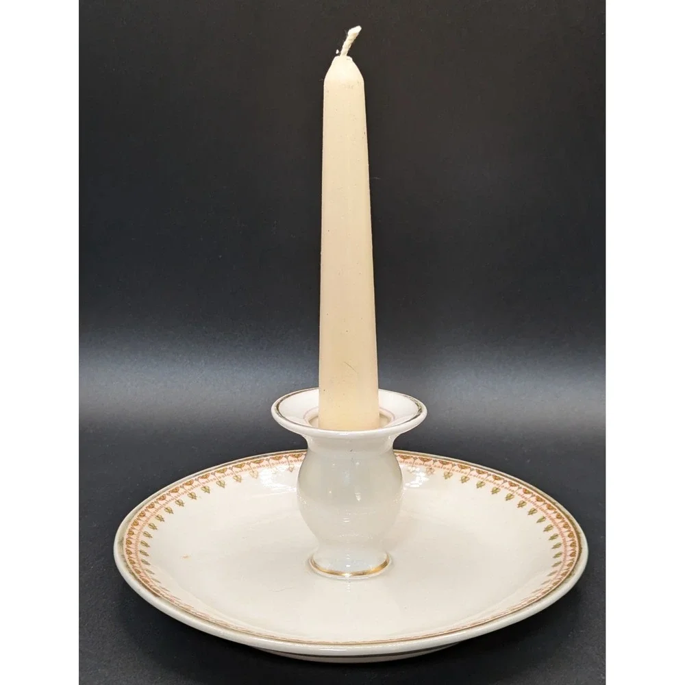 Vintage GDA Limoges Finger Candleholder Hand Painted 2‎ 1/2